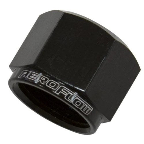 Aeroflow AN Flare Cap - SCR AF AF820-10BLK