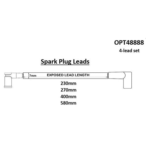 Ignition Lead Set for BMW, part OPT48888