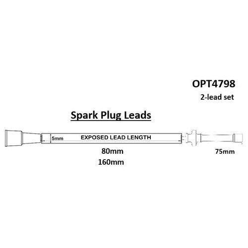 Ignition Lead Set for Subaru, part OPT4798