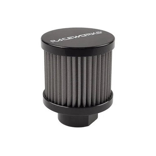 Raceworks Small AN-8 Breather Black | ALY-058BK