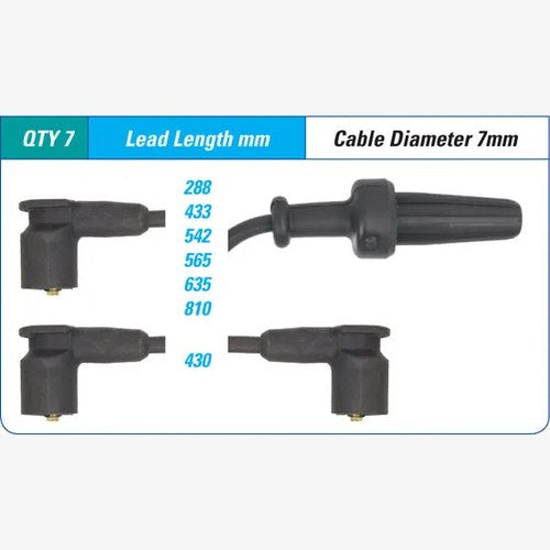 Ignition Lead Set for Peugeot and Volvo 6 Cyl | ILS-147M