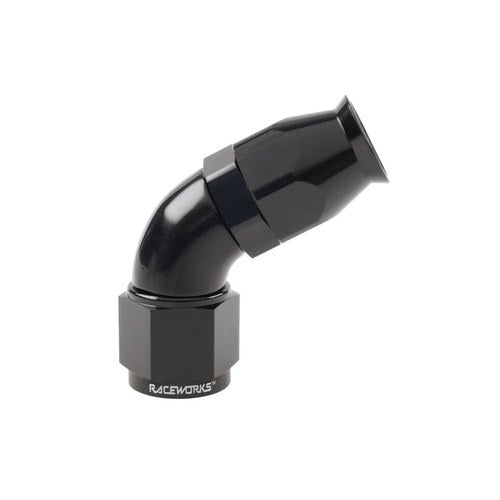 Raceworks Teflon Braid Hose End 60 Degree | RWF-208-04BK