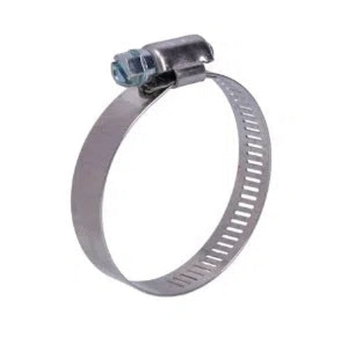 Fuel Hose Clamp Perforated Slim Band S/S 31-51mm | CLP-109
