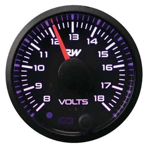 Raceworks Electronic Voltmeter Gauge Kit 52mm | VPR-305