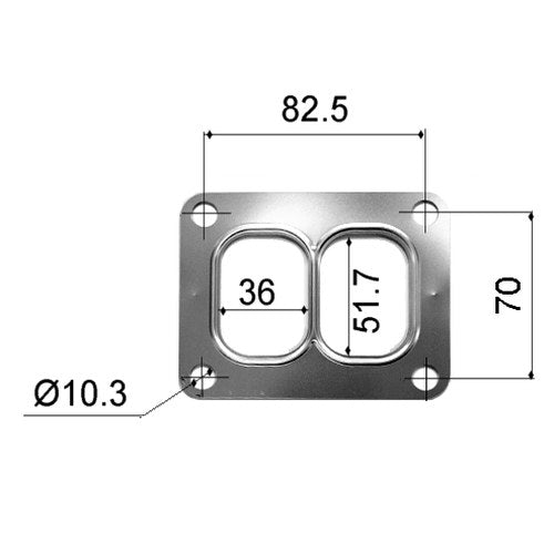 Permaseal T04Z Turbo Flange Gasket | TUR003