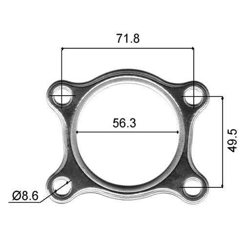 Permaseal Turbocharger Outlet Gasket for Nissan RB25DET | TUR028