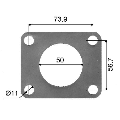 Permaseal Turbocharger Inlet Gasket for Mitsubishi | TUR092