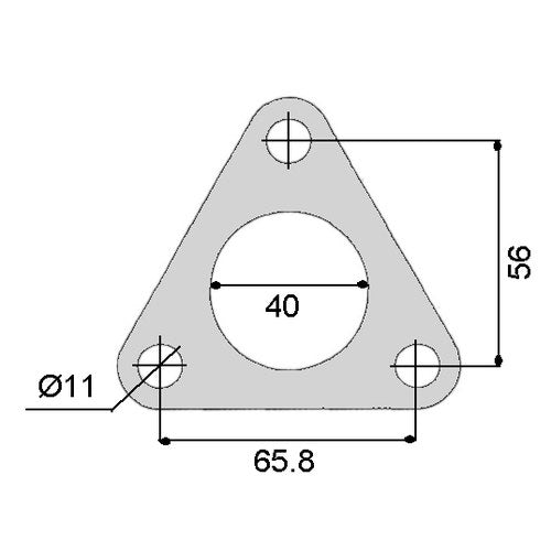 Permaseal Turbocharger Inlet Gasket for Mitsubishi | TUR094