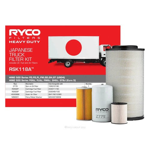 Ryco Heavy Duty Service Kit | RSK118A