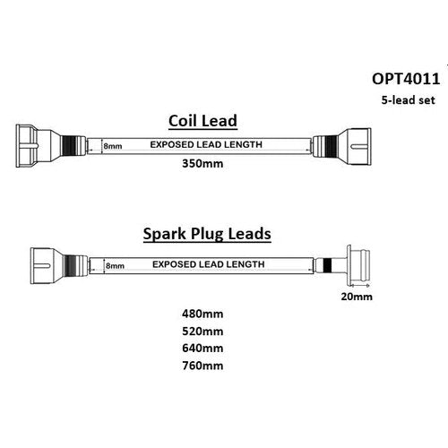 HT Lead Set for Toyota K | OPT4011