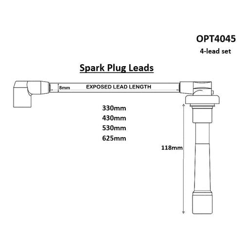 HT Lead Set for Mitsubishi | OPT4045