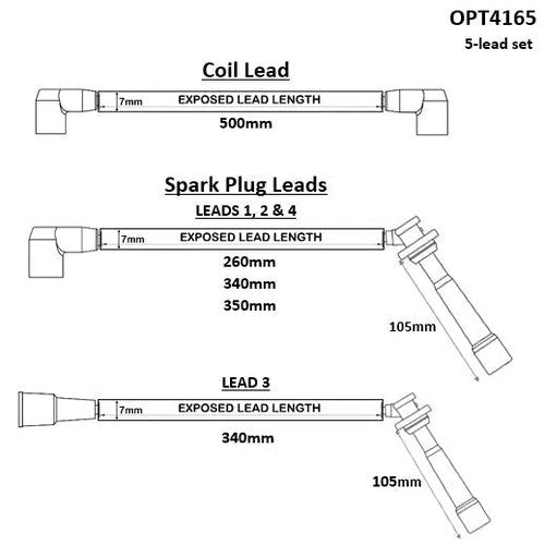 HT Lead Set for Subaru DOHC T | OPT4165