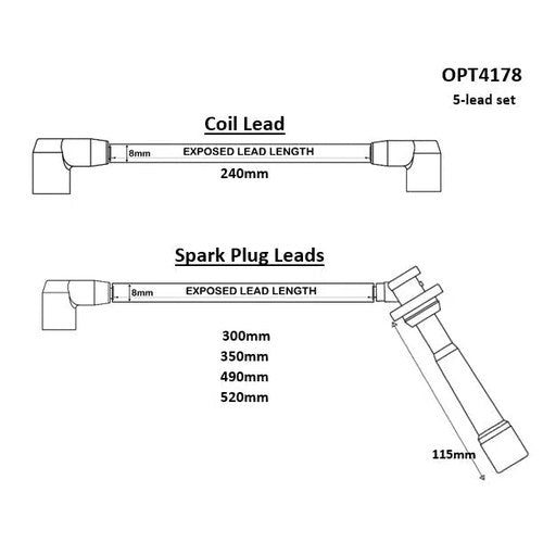 HT Lead Set for Toyota | OPT4178