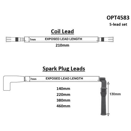 Ignition Lead Set for Nissan GA | OPT4583