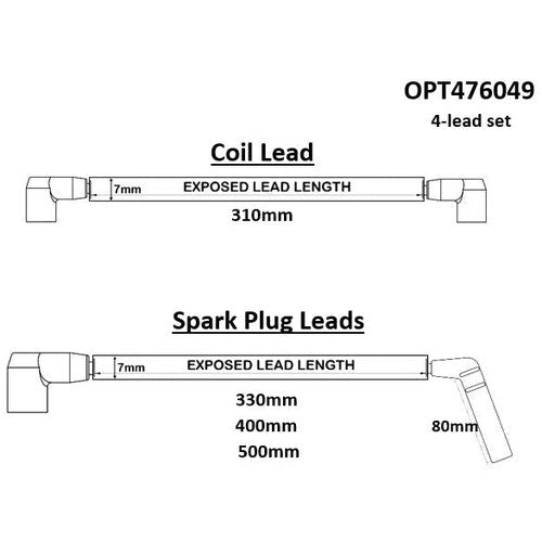 HT Lead Set for Suzuki F6A | OPT476049