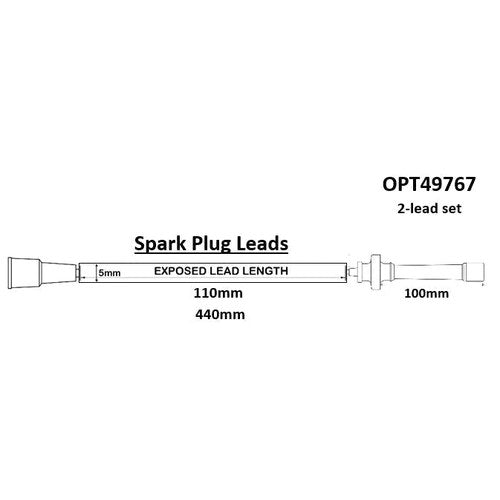 Ignition Lead Set for Mazda FS/FP 98> | OPT49767
