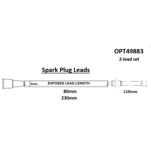 Ignition Lead Set for Rover/MG | OPT49883