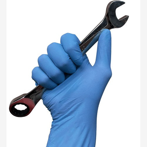 TGC Heavy Duty Blue Nitrile Gloves, Box of 50 | 170401