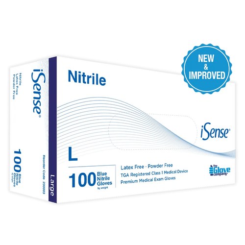 TGC iSense Nitrile Disposable Gloves Box of 100 | 230001