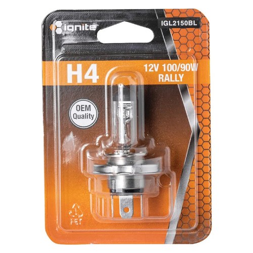 Ignite H4 Rally Halogen Globe 12V 100/90W | IGL2150