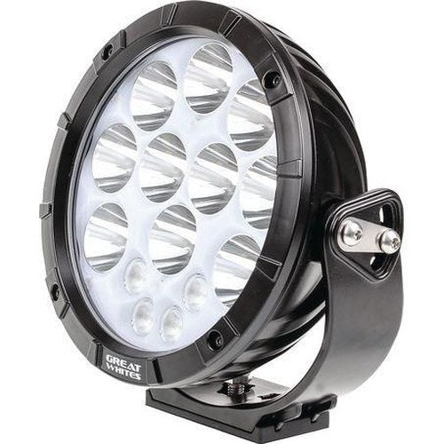 Great Whites Attack 220mm Backlit LED Driving Light | GWR10144