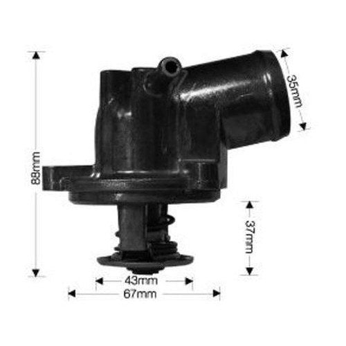 Dayco Thermostat and Housing for Chrysler and Mercedes-Benz | DT97G