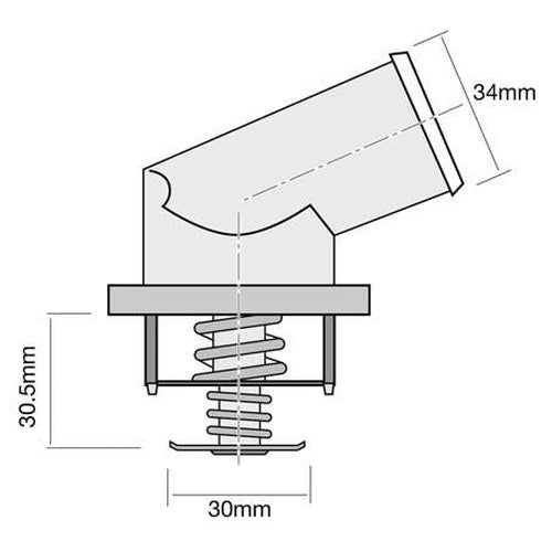 Tridon Thermostat with Housing 92 Degrees C | TT348-198P