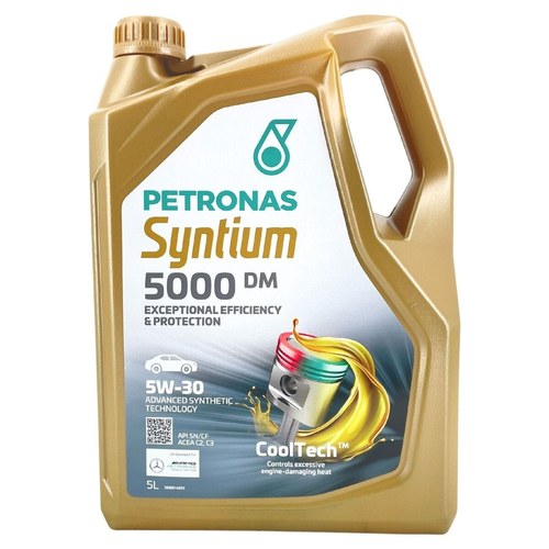 Petronas Syntium 5000 DM 5W-30 Engine Oil 5 Ltr | 70957M12EU