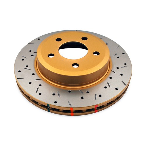 DBA 4000 XS Crossdrilled and Slotted Front Disc Brake Rotor 298mm, fits Ford, part DBA4504XS