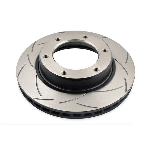 DBA T2 Slotted Front Disc Brake Rotor Pair for Toyota Landcruiser, part DBA782S