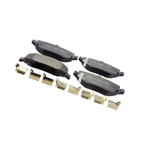 Febest Rear Disc Brake Pad Kit for Dodge and Jeep, part 2001-CHIIIR