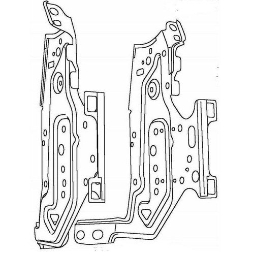 Side Brackets for Aristo JZS16# 1997 On | NO214LHRH