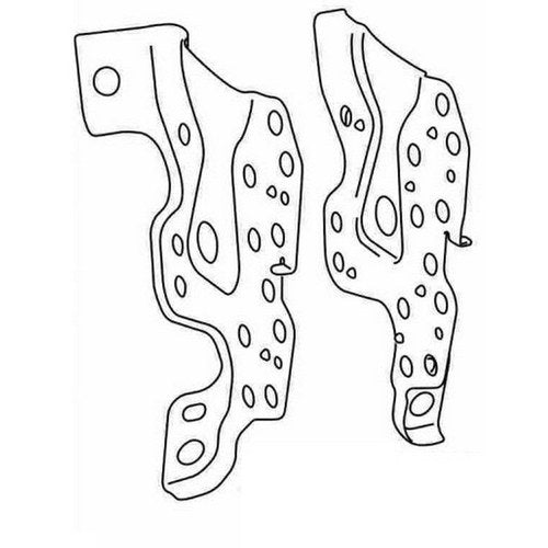Side Mount Brackets for Toyota Ist 2006 On | NO266LHRH