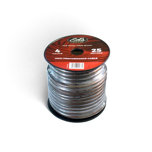 CCA Power Cable 4 Gauge 21.2mm sq Brown | PC4BROWN