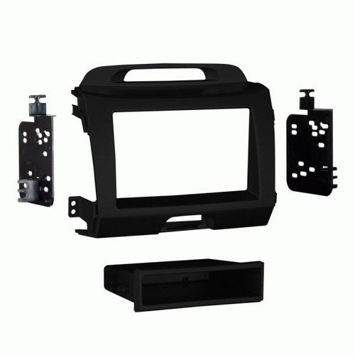 Metra DIN Radio Fitting Kit for Kia Sportage SL Charcoal | 99-7344CH