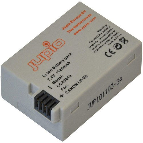 Jupio Canon LP-E8 and NB-E8 Camera Battery 7.4V | CCA0019