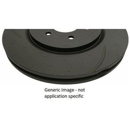 RDA Slotted & Dimpled Vented Rotor Pair 302mm | RDA8250D
