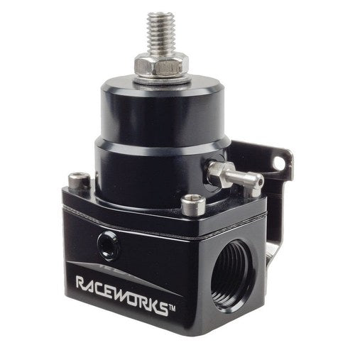 Raceworks EFI Fuel Pressure Regulator 800HP, AN-10, part FPR-502BK