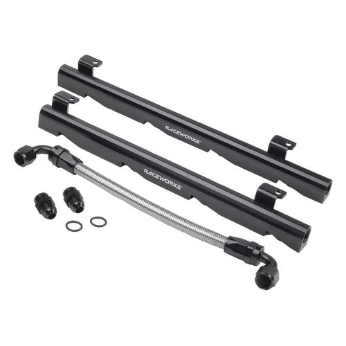 Raceworks Fuel Rails for Holden Commodore VT 5L, part ALY-015BK