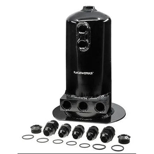 Raceworks 2.5L Fuel Surge Tank AN-8, part ALY-158BK