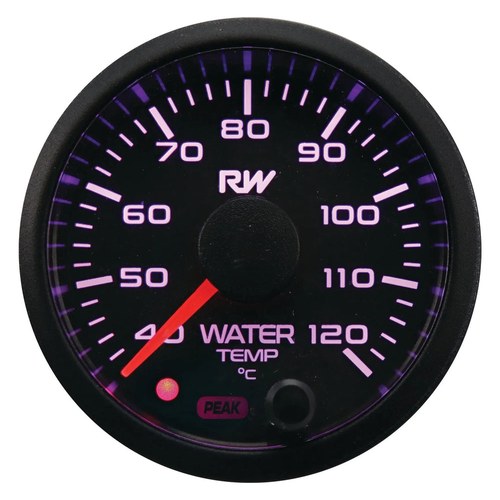 Raceworks Water Temperature Gauge Kit 52mm, part VPR-306