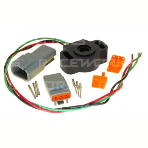Raceworks Throttle Position Sensor 3-Wire 8mm D Shaft, part TPS-501