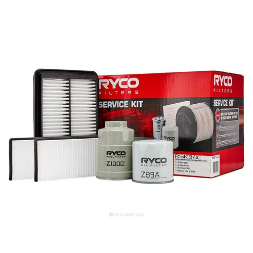 Ryco Service Kit for Nissan Navara D40 YD25, part RSK34C