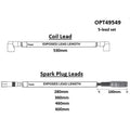 HT Lead Set for Ford Ka, part OPT49549