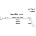 Ignition Lead Set for Jeep 4.0, part OPT6019