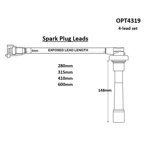 HT Lead Set for Mercedes-Benz, part OPT4319