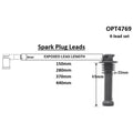 Ignition Lead Set for Nissan KA24E, part OPT4769