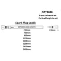 Ignition Lead Set V8 UNIV Straight, part OPT8088R