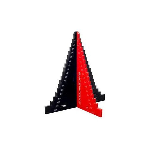 Raceworks Black/Red Silicone Hose Gauge | RWT-018