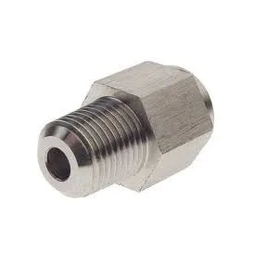 Raceworks Stainless 1/8 NPT to M10 X 1.0 Adapter | RWF-925-02-M10SS